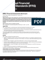 IFRS 7 Financial Instruments Disclosure