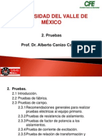 Pruebas Eléctricas Al Equipo Primario