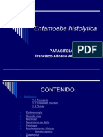 Entamoeba histolytica: morfología, ciclo de vida, patología y tratamiento