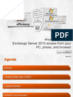 Acesso em Qualquer Lugar Com o Exchange 2010