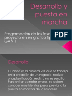 Desarrollo y Puesta en Marcha