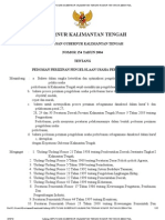 Kalteng.keputusan Gubernur Kalimantan Tengah Nomor 154 Tahun 2004