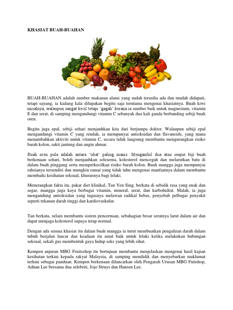 Khasiat Buah Pdf