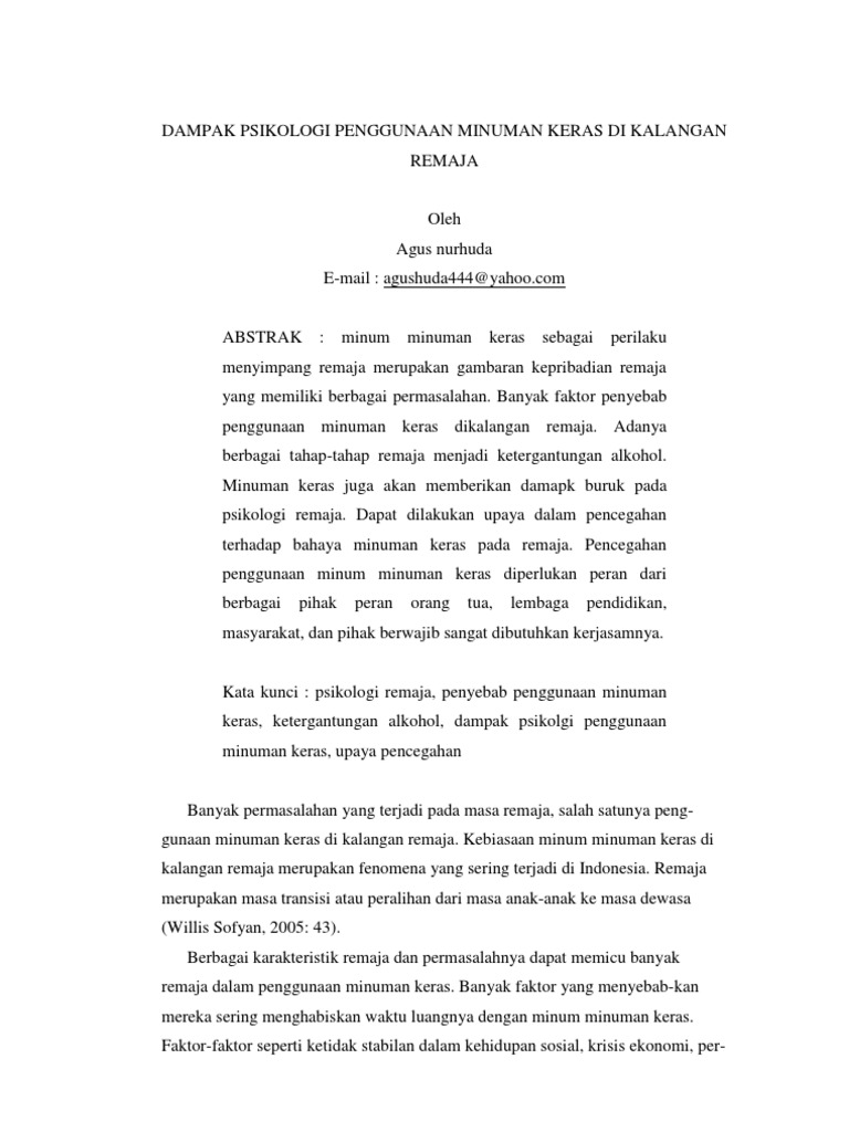 ❤ Contoh artikel jurnal non penelitian