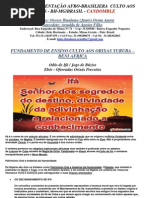 Orientação Fundamentos dos Odús de Ifá Jogo de Buzios