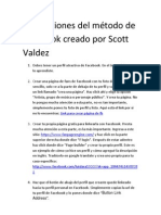 Estrategia Para Conocer Mujeres en Facebook, Scott Valdez (Instrucciones)