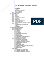 Plan de Cuentas de Costos