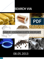 Commodity - Report - Daily 08 May 2013