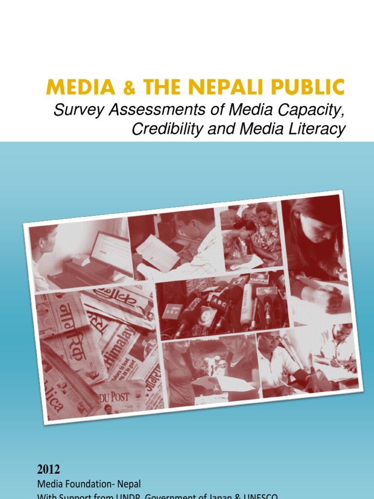 Media and the Nepali Public 2012 Survey Methodology Newspapers