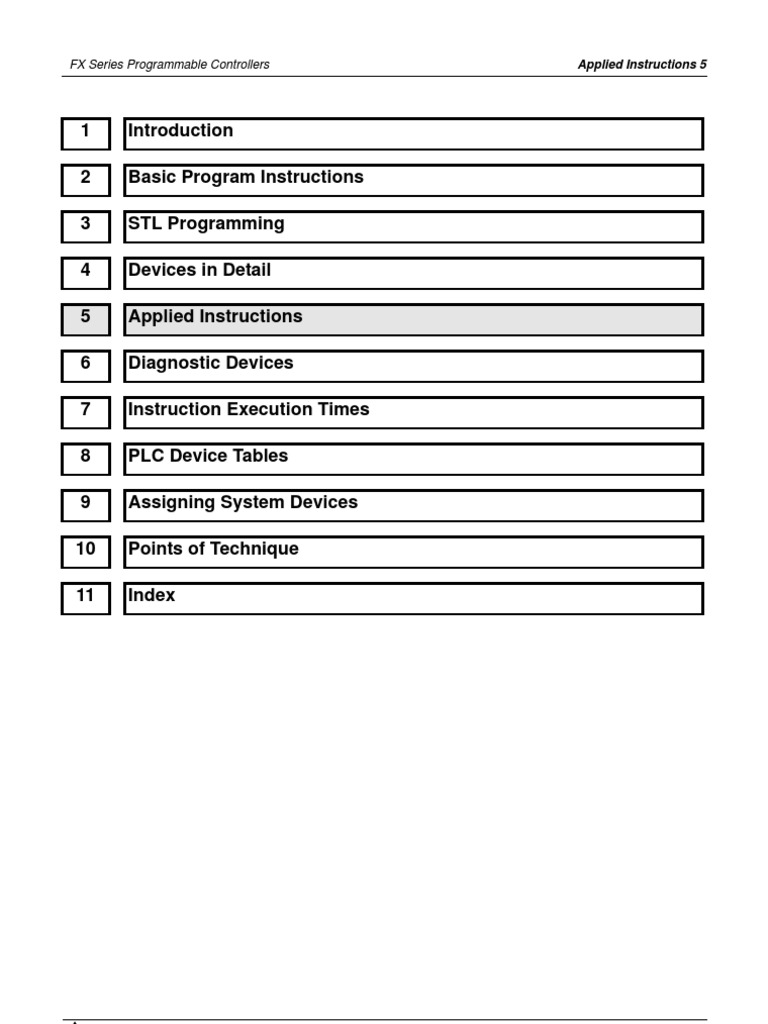 Programming Manual II Fx1s2 | PDF | Instruction Set | Binary Coded Decimal