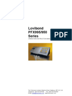 Lovibond PFX995/950 Series: Operators Instruction Manual