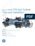 GE's Next 7FA Gas Turbine "Test and Validation"