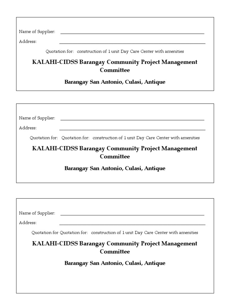 Envelop - Procurement of Goods | PDF