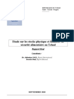 Etude Sur Les Stocks Physique Et Financier de Sécurité Alimentaire Au Tchad (SEPTEMBRE 2010)