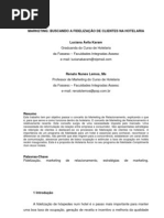 BUSCANDO A FIDELIZAÇÃO DE CLIENTES NA HOTELARIA