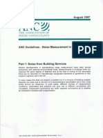 ANC Guidelines 9701 - Noise Measurement in Buildings - Part 1 Noise From Building Services PDF