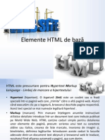 Elemente HTML de bază