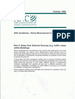 ANC Guidelines 9801 - Noise Measurement in Buildings - Part 2 Noise From External Sources PDF
