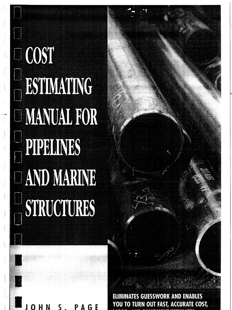 cost estimating manual for pipelines and marine structures pdf Cost estimating manual for pipelines and marine structures: new print….
