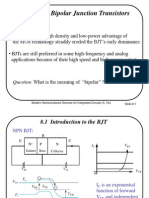 Chapter 8 Bipolar Junction Transistors: Question: What Is The Meaning of "Bipolar" ?