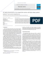 Ac Ageing Characteristics of Y2O3 Doped ZnO Varistors With High Voltage Gradient