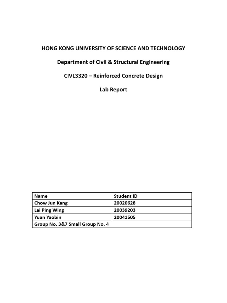 Concrete mix design lab report pdf image