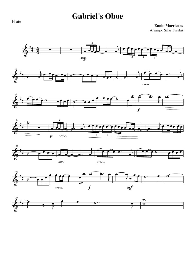 Gabriels Oboe Midi File