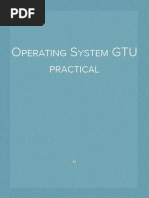 Practicals OS GTU For Practice