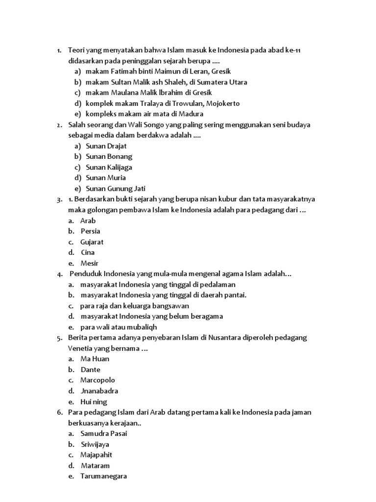 Soal Tentang Biografi