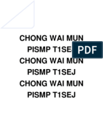 Chong Wai Mun Pismp T1Sej Chong Wai Mun Pismp T1Sej Chong Wai Mun Pismp T1Sej