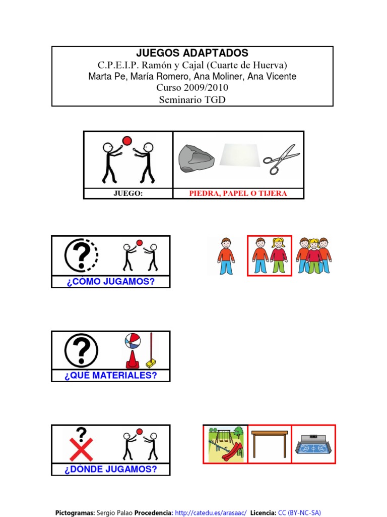 Cómo jugar piedra, papel o tijera | PDF | Juegos y actividades ...