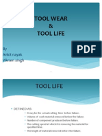 Download  tool life  tool wear ppt by Ankit  Vikram by Ankit Nayak SN140179035 doc pdf