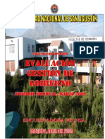 Evaluacion Gestion de Gobierno Marzo 2009