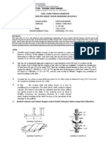Soal UTS Kekuatan Bahan 2013