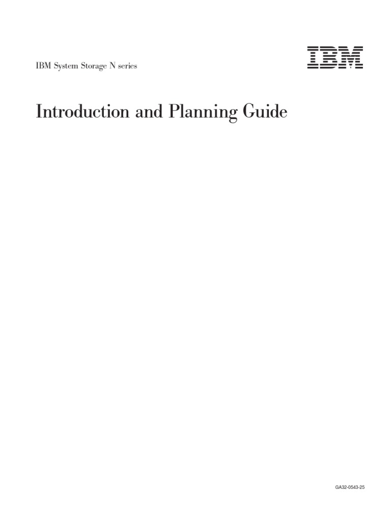 IBM System Storage N Series Introduction and Planning Guide ...