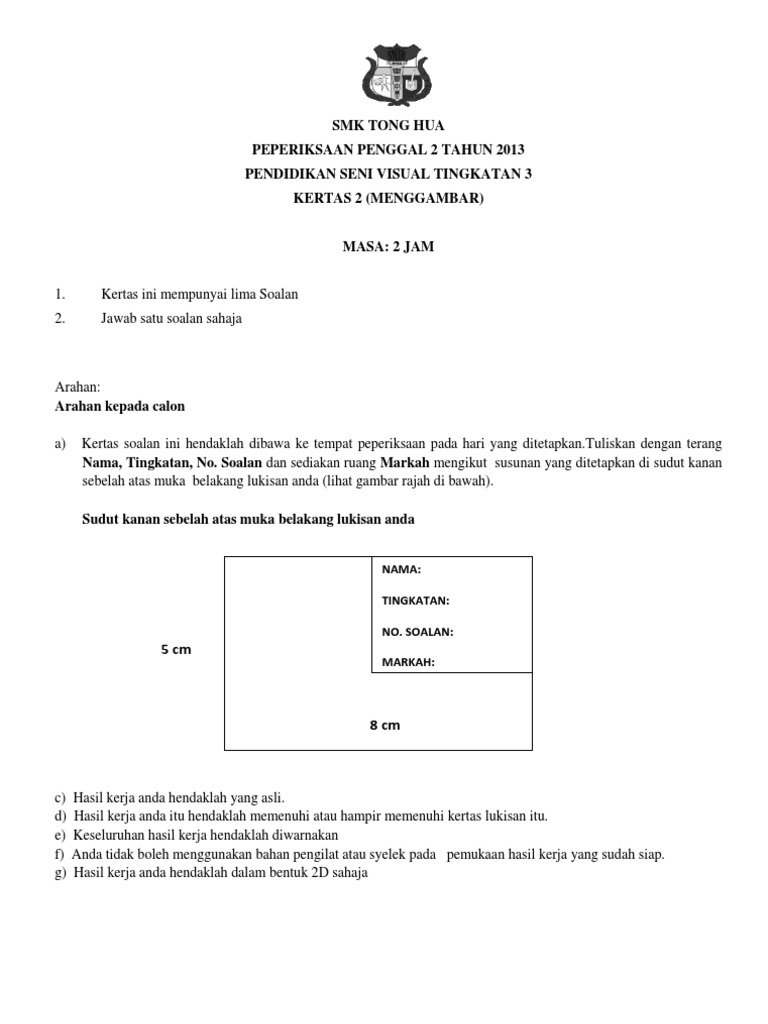 Psv Kertas 2 Ting 3