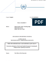 06-05-2013 - ICC - Kenyatta - Prosecution submission of the Second Updated Document Containing the Charges and the Updated pre-trial brief