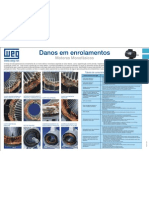 WEG Danos em Enrolamentos Motores Monofasicos Wmo03 Guia de Instalacao Portugues BR