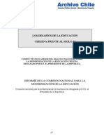 Los Desafios de La Educacion Chilena Frente Al Siglo XXI