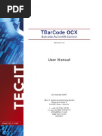 Download TBarCode OCX 80 User Manual by Can Cerberus SN140196485 doc pdf