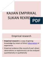 Jenis-Jenis Sukan Emprirical Studies