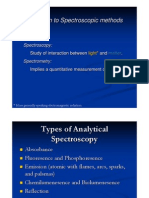 Introduction to Spectroscopy 