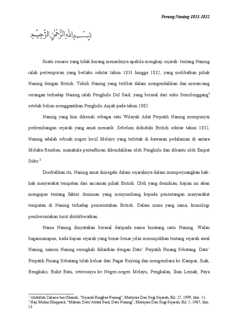 Perang Naning Pdf