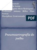 Apresentação pneumoartografia do joelho