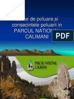 Poluare in Calimani
