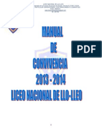 Manual de Convivencia 2013 Liceo Nacional