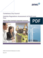 2013-05 Habitats Regulation Assessment REPORT FINAL