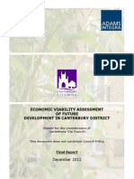 2012-12 Canterbury Main Economic Viability Assessment Final Report