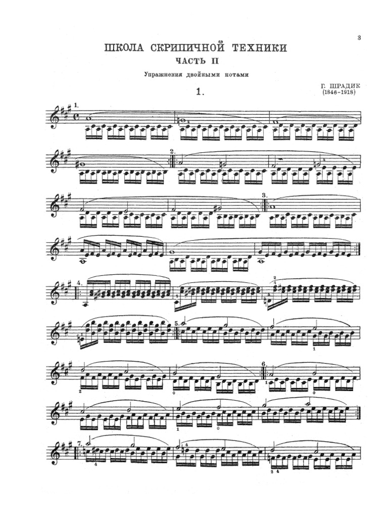 Schradieck - Violin Technic 2 | PDF