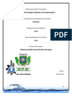 Sistema Portátil de Purificación Del Agua